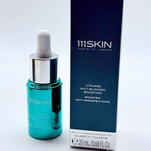 111SKIN Anti Blemish Booster - Teal New in Box 0.68 fl. oz. 20 ml